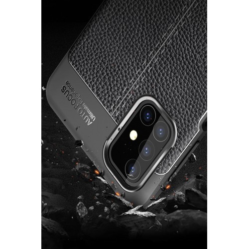 Newface Samsung Galaxy M31S Kılıf Focus Derili Silikon - Kırmızı Newface Samsung Galaxy M31S Kılıf Focus Derili Silikon - Kırmızı