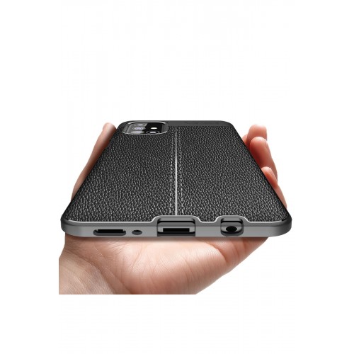 Newface Samsung Galaxy M31S Kılıf Focus Derili Silikon - Kırmızı Newface Samsung Galaxy M31S Kılıf Focus Derili Silikon - Kırmızı