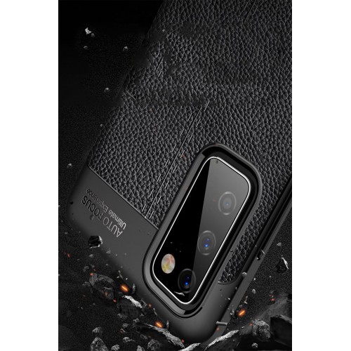 Newface Samsung Galaxy S20 FE Kılıf Focus Derili Silikon - Kırmızı Newface Samsung Galaxy S20 FE Kılıf Focus Derili Silikon - Kırmızı