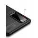 Newface Samsung Galaxy S20 FE Kılıf Focus Derili Silikon - Kırmızı
