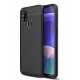 Newface Samsung Galaxy M31 Kılıf Focus Derili Silikon - Siyah Newface Samsung Galaxy M31 Kılıf Focus Derili Silikon - Siyah