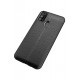 Newface Samsung Galaxy M31 Kılıf Focus Derili Silikon - Siyah Newface Samsung Galaxy M31 Kılıf Focus Derili Silikon - Siyah