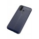 Newface Samsung Galaxy M31 Kılıf Focus Derili Silikon - Lacivert Newface Samsung Galaxy M31 Kılıf Focus Derili Silikon - Lacivert