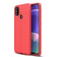 Newface Samsung Galaxy M31 Kılıf Focus Derili Silikon - Kırmızı Newface Samsung Galaxy M31 Kılıf Focus Derili Silikon - Kırmızı