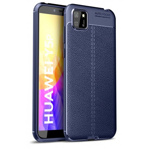 Newface Huawei Y5P Kılıf Focus Derili Silikon - Lacivert Newface Huawei Y5P Kılıf Focus Derili Silikon - Lacivert