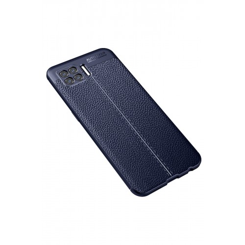 Newface Oppo A73 Kılıf Focus Derili Silikon - Lacivert Newface Oppo A73 Kılıf Focus Derili Silikon - Lacivert