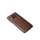 Newface Xiaomi Mi 10T Lite Kılıf Focus Karbon Silikon - Kahverengi Newface Xiaomi Mi 10T Lite Kılıf Focus Karbon Silikon - Kahverengi
