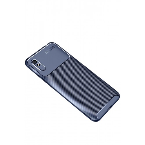 Newface Xiaomi Redmi 9A Kılıf Focus Karbon Silikon - Lacivert Newface Xiaomi Redmi 9A Kılıf Focus Karbon Silikon - Lacivert