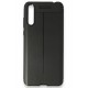 Newface Huawei P Smart S Kılıf Focus Derili Silikon - Siyah Newface Huawei P Smart S Kılıf Focus Derili Silikon - Siyah