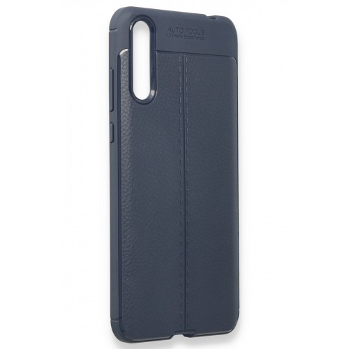 Newface Huawei P Smart S Kılıf Focus Derili Silikon - Lacivert Newface Huawei P Smart S Kılıf Focus Derili Silikon - Lacivert