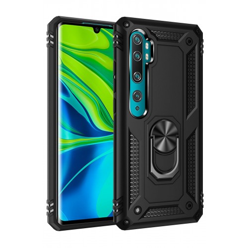 Newface Xiaomi Mi Note 10 Lite Kılıf Sofya Yüzüklü Silikon Kapak - Siyah Newface Xiaomi Mi Note 10 Lite Kılıf Sofya Yüzüklü Silikon Kapak - Siyah