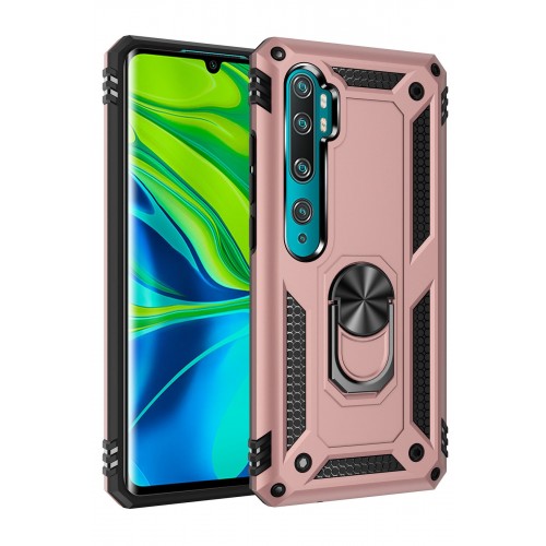 Newface Xiaomi Mi Note 10 Lite Kılıf Sofya Yüzüklü Silikon Kapak - Rose Newface Xiaomi Mi Note 10 Lite Kılıf Sofya Yüzüklü Silikon Kapak - Rose