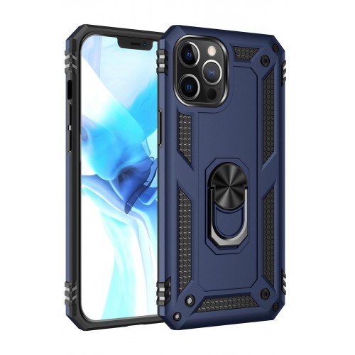 Newface iPhone 12 Pro Max Kılıf Sofya Yüzüklü Silikon Kapak - Lacivert Newface iPhone 12 Pro Max Kılıf Sofya Yüzüklü Silikon Kapak - Lacivert