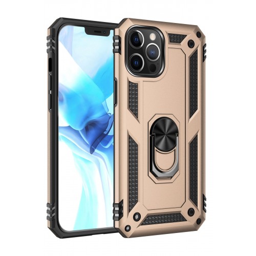 Newface iPhone 12 Pro Max Kılıf Sofya Yüzüklü Silikon Kapak - Gold Newface iPhone 12 Pro Max Kılıf Sofya Yüzüklü Silikon Kapak - Gold