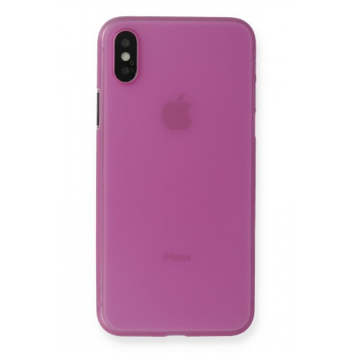 Newface iPhone XS Max Kılıf PP Ultra İnce Kapak - Pembe Newface iPhone XS Max Kılıf PP Ultra İnce Kapak - Pembe