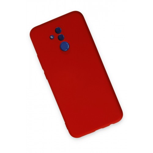 Newface Huawei Mate 20 Lite Kılıf Nano içi Kadife Silikon - Kırmızı Newface Huawei Mate 20 Lite Kılıf Nano içi Kadife Silikon - Kırmızı