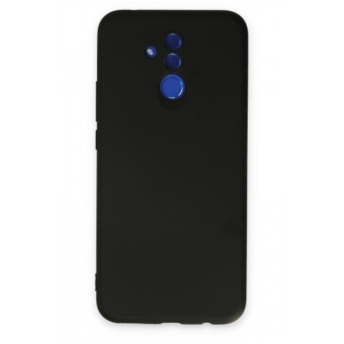 Newface Huawei Mate 20 Lite Kılıf Nano içi Kadife Silikon - Siyah Newface Huawei Mate 20 Lite Kılıf Nano içi Kadife Silikon - Siyah