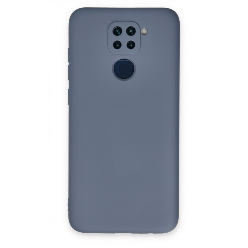 Newface Xiaomi Redmi Note 9 Kılıf Nano içi Kadife  Silikon - Gri
