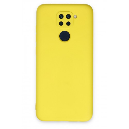 Newface Xiaomi Redmi Note 9 Kılıf Nano içi Kadife Silikon - Sarı Newface Xiaomi Redmi Note 9 Kılıf Nano içi Kadife Silikon - Sarı