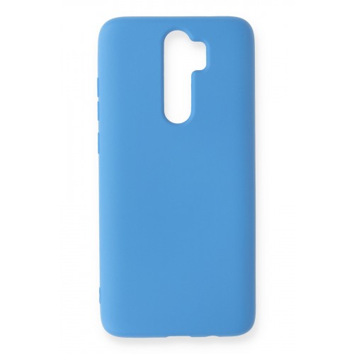 Newface Xiaomi Redmi Note 8 Pro Kılıf Nano içi Kadife Silikon - Mavi Newface Xiaomi Redmi Note 8 Pro Kılıf Nano içi Kadife Silikon - Mavi