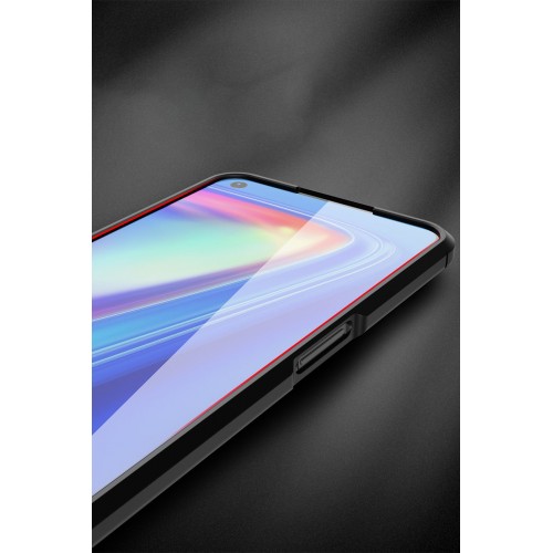 Newface Realme 7 Kılıf Focus Derili Silikon - Siyah Newface Realme 7 Kılıf Focus Derili Silikon - Siyah