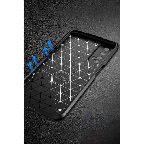Newface Realme 7 Kılıf Focus Karbon Silikon - Siyah Newface Realme 7 Kılıf Focus Karbon Silikon - Siyah