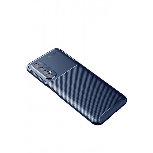 Newface Realme 7 Kılıf Focus Karbon Silikon - Lacivert Newface Realme 7 Kılıf Focus Karbon Silikon - Lacivert