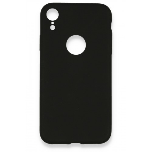 Newface iPhone XR Kılıf Premium Rubber Silikon - Siyah