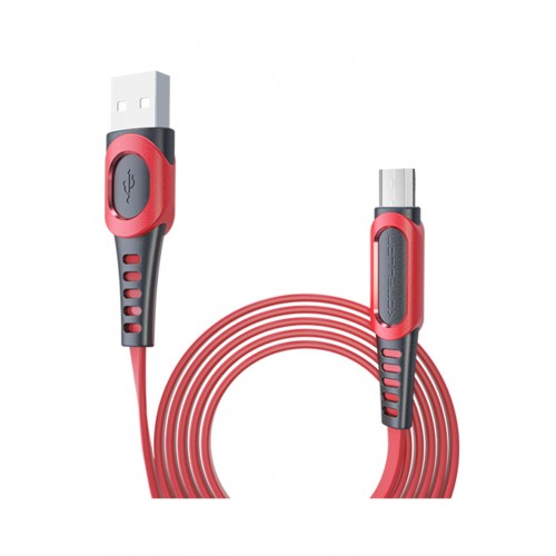 Konfulon DC-01 Süper Hızlı Micro USB Kablo 1M 2.4A - Kırmızı Konfulon DC-01 Süper Hızlı Micro USB Kablo 1M 2.4A - Kırmızı