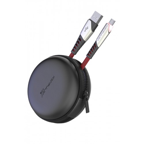 Konfulon DC-16 Micro USB Kablo 1M 2.4A - Siyah Konfulon DC-16 Micro USB Kablo 1M 2.4A - Siyah