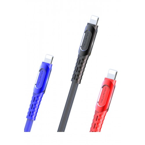 Konfulon DC-29 Lightning Kablo iphone Uyumlu 1M 2.4A - Mavi
