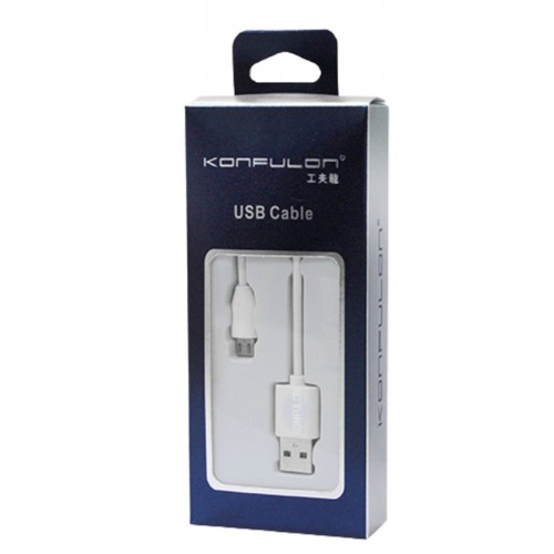 Konfulon S02 Micro USB Kablo 3M 2.4A Konfulon S02 Micro USB Kablo 3M 2.4A