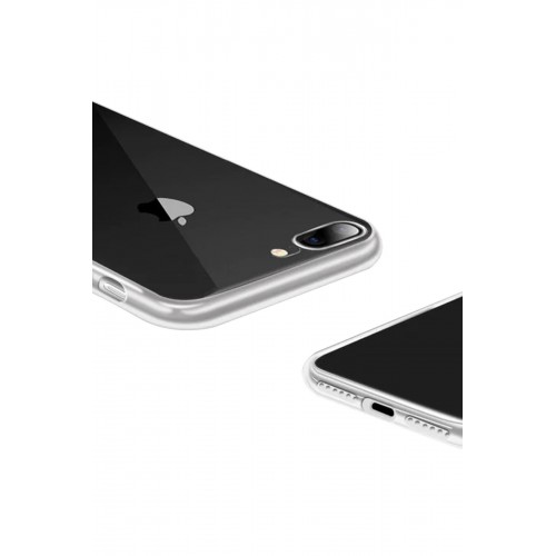 Newface iPhone 8 Plus Kılıf Lüx Şeffaf Silikon Newface iPhone 8 Plus Kılıf Lüx Şeffaf Silikon