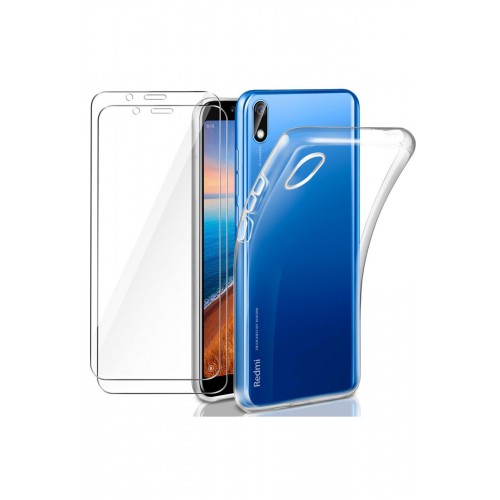 Newface Xiaomi Redmi 7A Kılıf Lüx Şeffaf Silikon