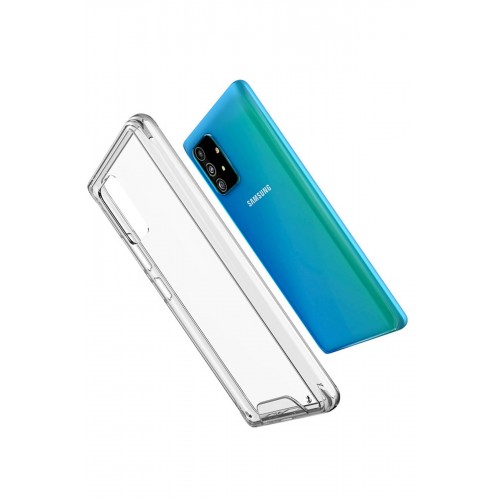 Newface Samsung Galaxy A91 / S10 Lite Kılıf Lüx Şeffaf Silikon Newface Samsung Galaxy A91 / S10 Lite Kılıf Lüx Şeffaf Silikon