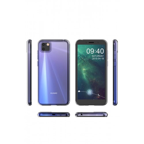Newface Huawei Y5P Kılıf Lüx Şeffaf Silikon - Şeffaf Newface Huawei Y5P Kılıf Lüx Şeffaf Silikon - Şeffaf