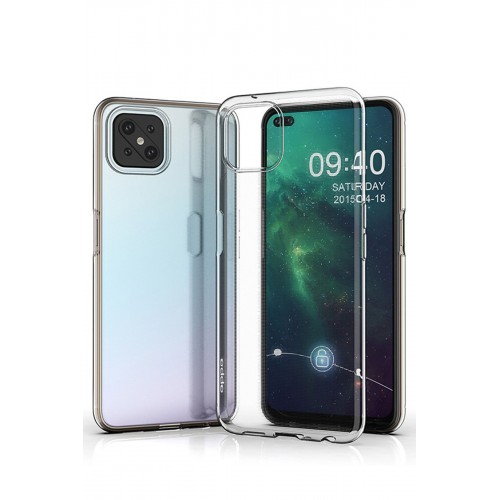 Newface Oppo Reno 4 Lite Kılıf Lüx Şeffaf Silikon - Şeffaf Newface Oppo Reno 4 Lite Kılıf Lüx Şeffaf Silikon - Şeffaf