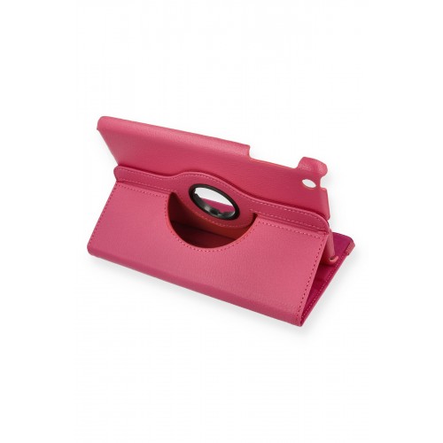 Newface iPad Mini 2 Kılıf 360 Tablet Deri  Kılıf - Pembe