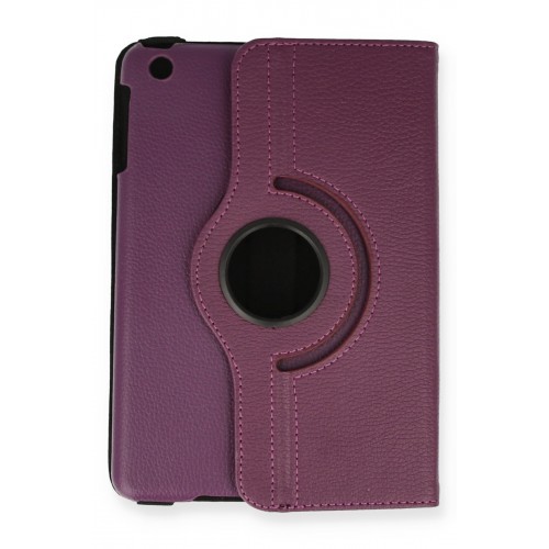 Newface iPad Mini 3 Kılıf 360 Tablet Deri Kılıf - Mürdüm Newface iPad Mini 3 Kılıf 360 Tablet Deri Kılıf - Mürdüm