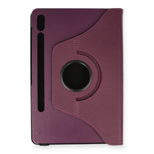 Newface Samsung Galaxy T870 Tab S7 11 Kılıf 360 Tablet Deri Kılıf - Mürdüm Newface Samsung Galaxy T870 Tab S7 11 Kılıf 360 Tablet Deri Kılıf - Mürdüm