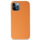 Newface iPhone 12 Kılıf Magneticsafe Lansman Silikon Kapak - Koyu Turuncu Newface iPhone 12 Kılıf Magneticsafe Lansman Silikon Kapak - Koyu Turuncu