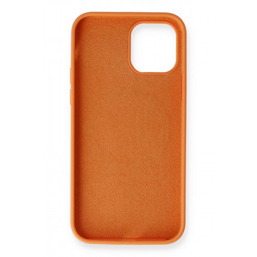 Newface iPhone 12 Kılıf Magneticsafe Lansman Silikon Kapak - Koyu Turuncu Newface iPhone 12 Kılıf Magneticsafe Lansman Silikon Kapak - Koyu Turuncu