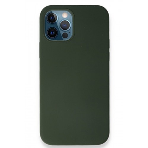Newface iPhone 12 Kılıf Magneticsafe Lansman Silikon Kapak - Yeşil Newface iPhone 12 Kılıf Magneticsafe Lansman Silikon Kapak - Yeşil