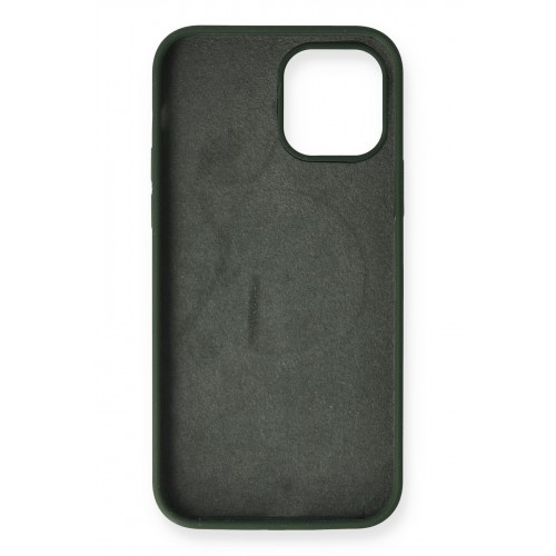Newface iPhone 12 Pro Kılıf Magneticsafe Lansman Silikon Kapak - Yeşil Newface iPhone 12 Pro Kılıf Magneticsafe Lansman Silikon Kapak - Yeşil