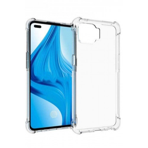 Newface Oppo Reno 4 Lite Kılıf Olex Tpu Silikon - Şeffaf