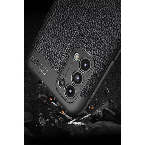 Newface Oppo Reno 5 Kılıf Focus Derili Silikon - Lacivert Newface Oppo Reno 5 Kılıf Focus Derili Silikon - Lacivert