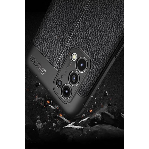 Newface Oppo Reno 5 Pro Kılıf Focus Derili Silikon - Lacivert Newface Oppo Reno 5 Pro Kılıf Focus Derili Silikon - Lacivert