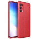 Newface Oppo Reno 5 Pro Kılıf Focus Derili Silikon - Kırmızı Newface Oppo Reno 5 Pro Kılıf Focus Derili Silikon - Kırmızı