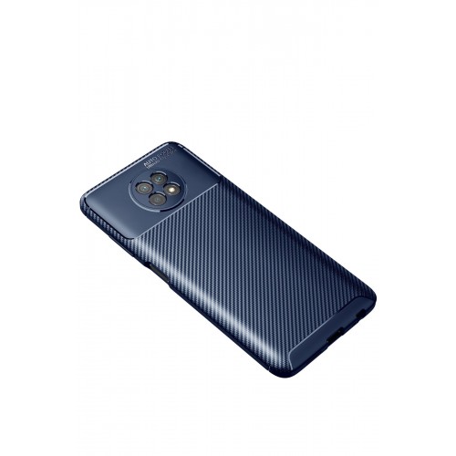 Newface Xiaomi Redmi Note 9 5G Kılıf Focus Karbon Silikon - Lacivert Newface Xiaomi Redmi Note 9 5G Kılıf Focus Karbon Silikon - Lacivert
