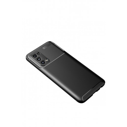 Newface Oppo Reno 5 Kılıf Focus Karbon Silikon - Siyah Newface Oppo Reno 5 Kılıf Focus Karbon Silikon - Siyah